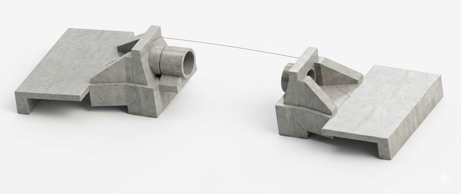 Phối cảnh 3D cống nối